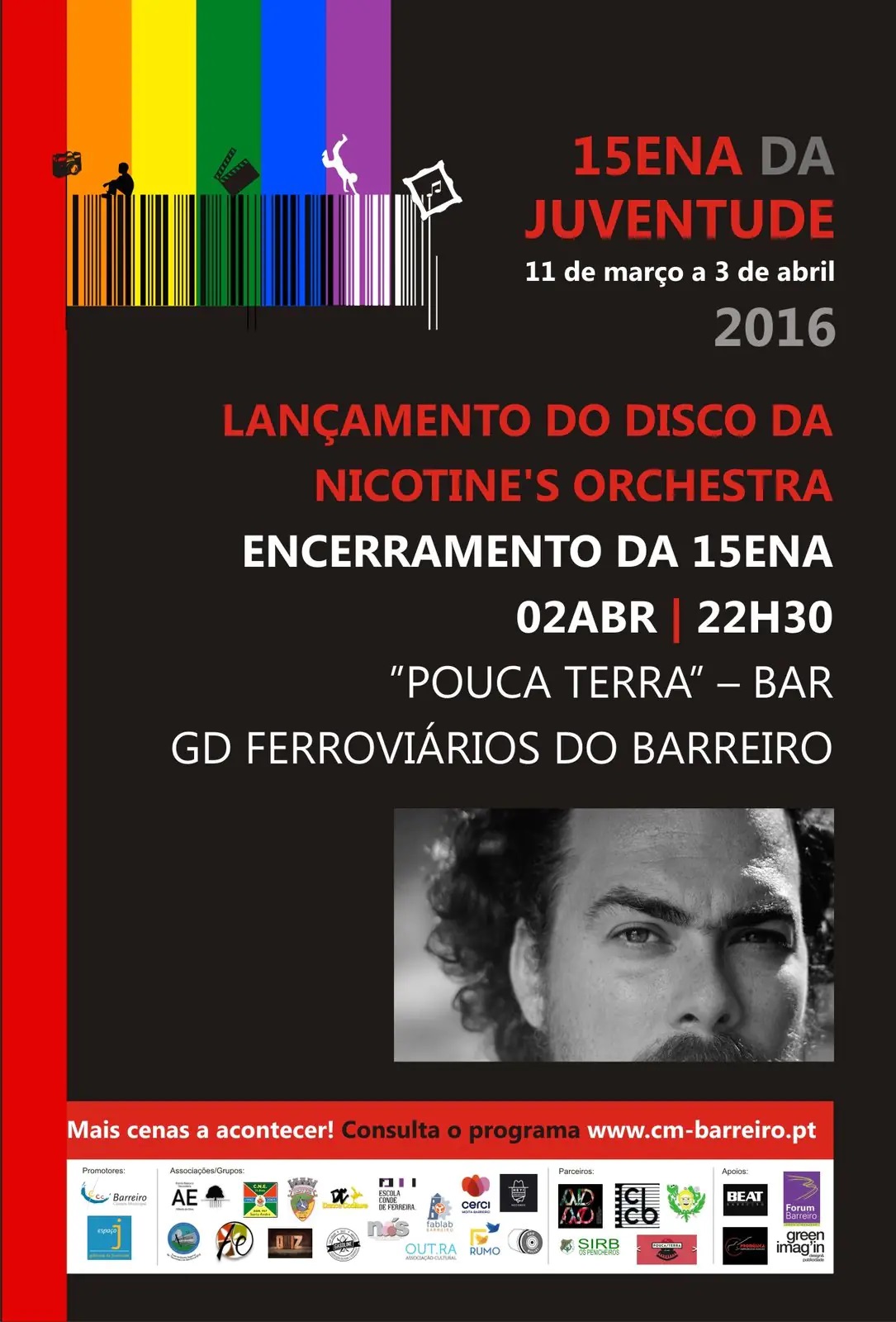 Imagem do Lançamento do Disco de Nicotine’s Orchestra | 15ena da Juventude 2016