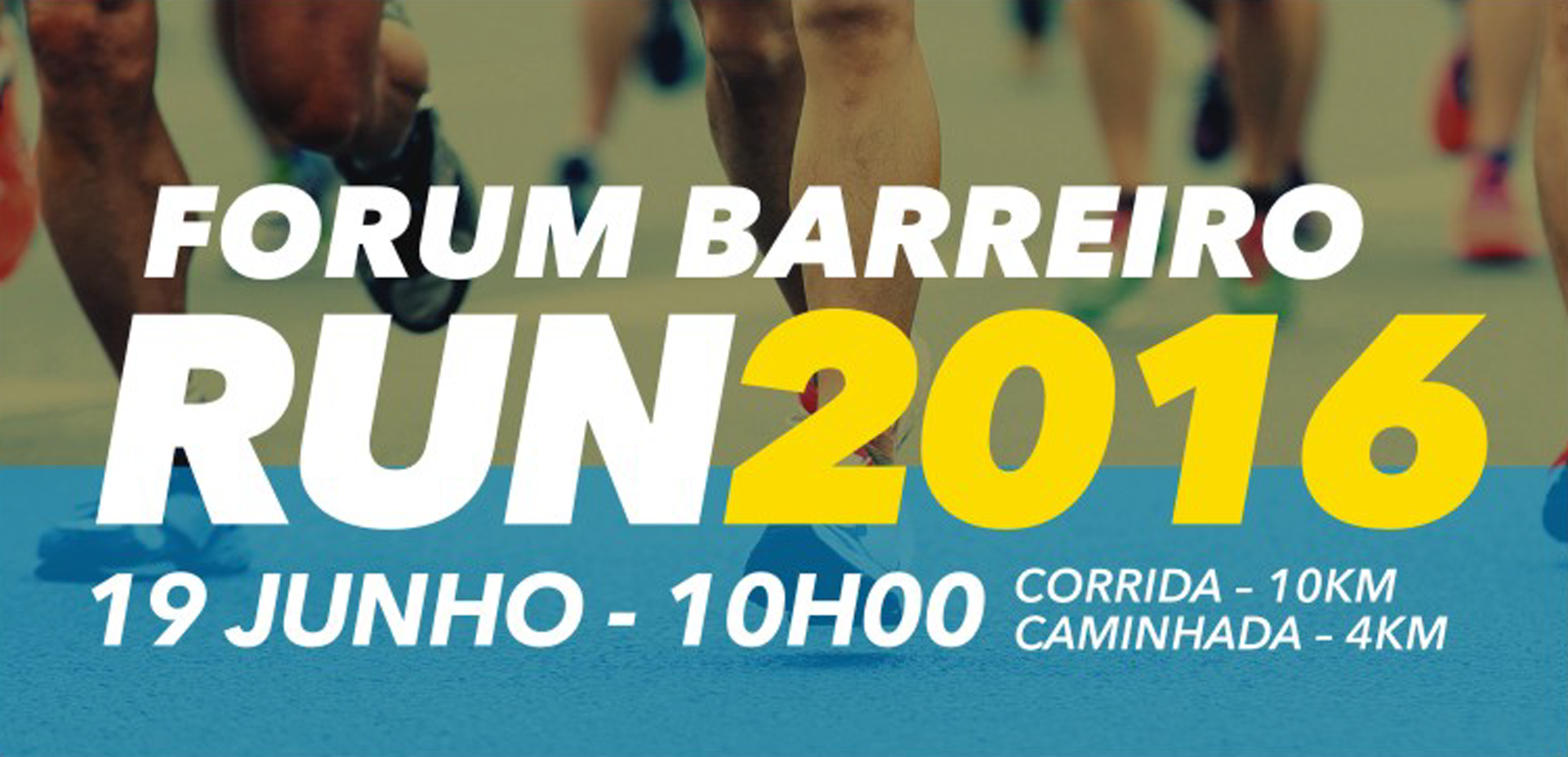 Cartaz Forum Barreiro Night Run de 19 de junho de 2016, às 10h, no Barreiro