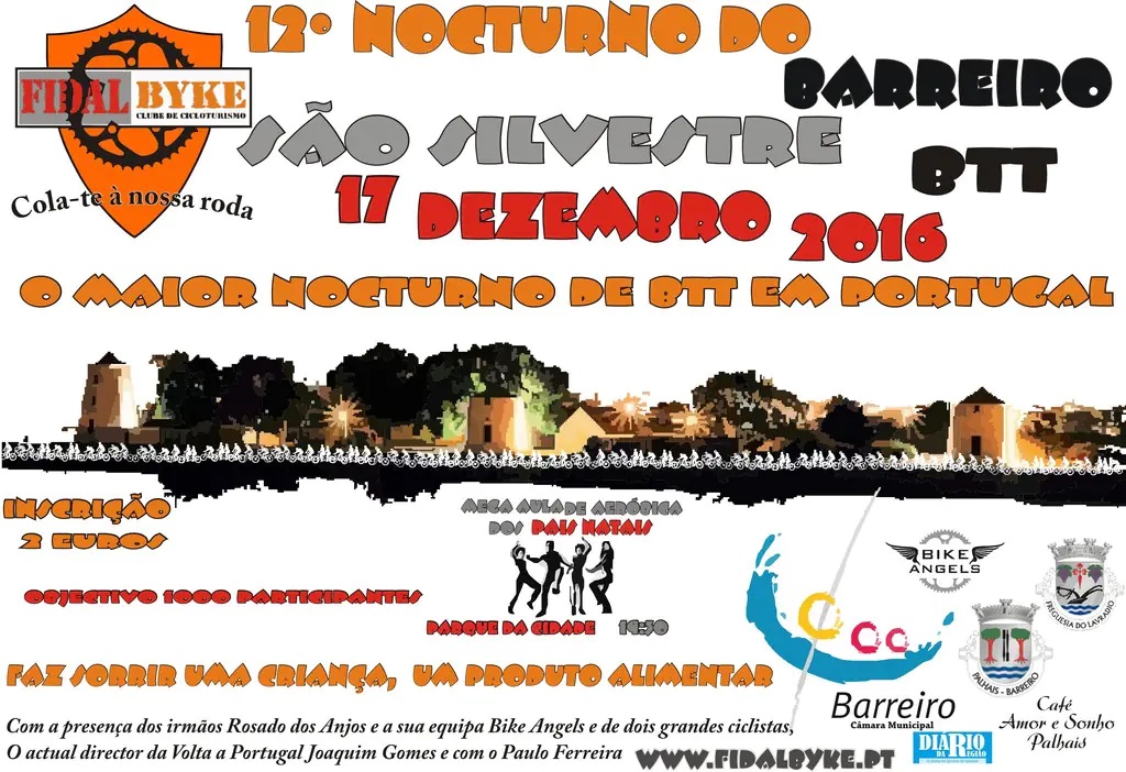 Imagem do 12º Passeio Noturno São Silvestre 2016 em BTT