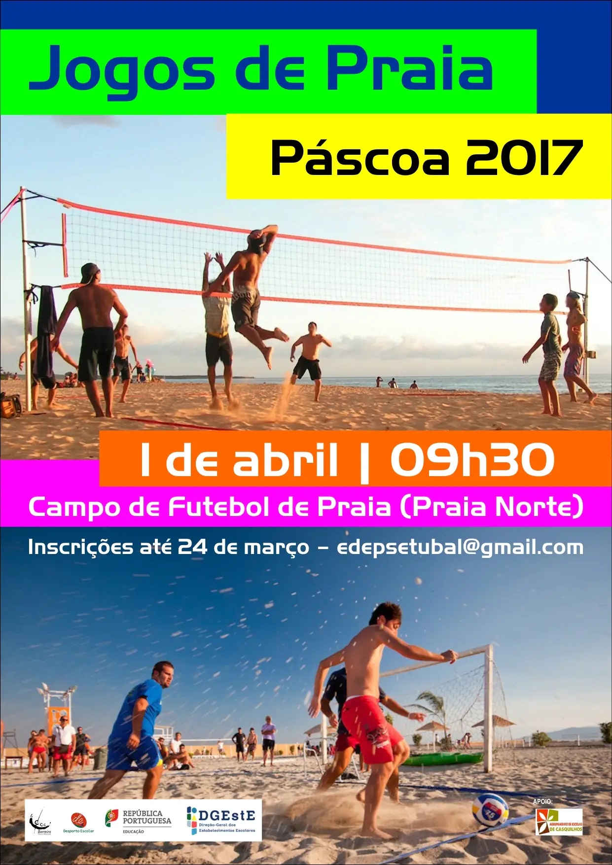 Imagem dos Jogos de Praia Páscoa 2017