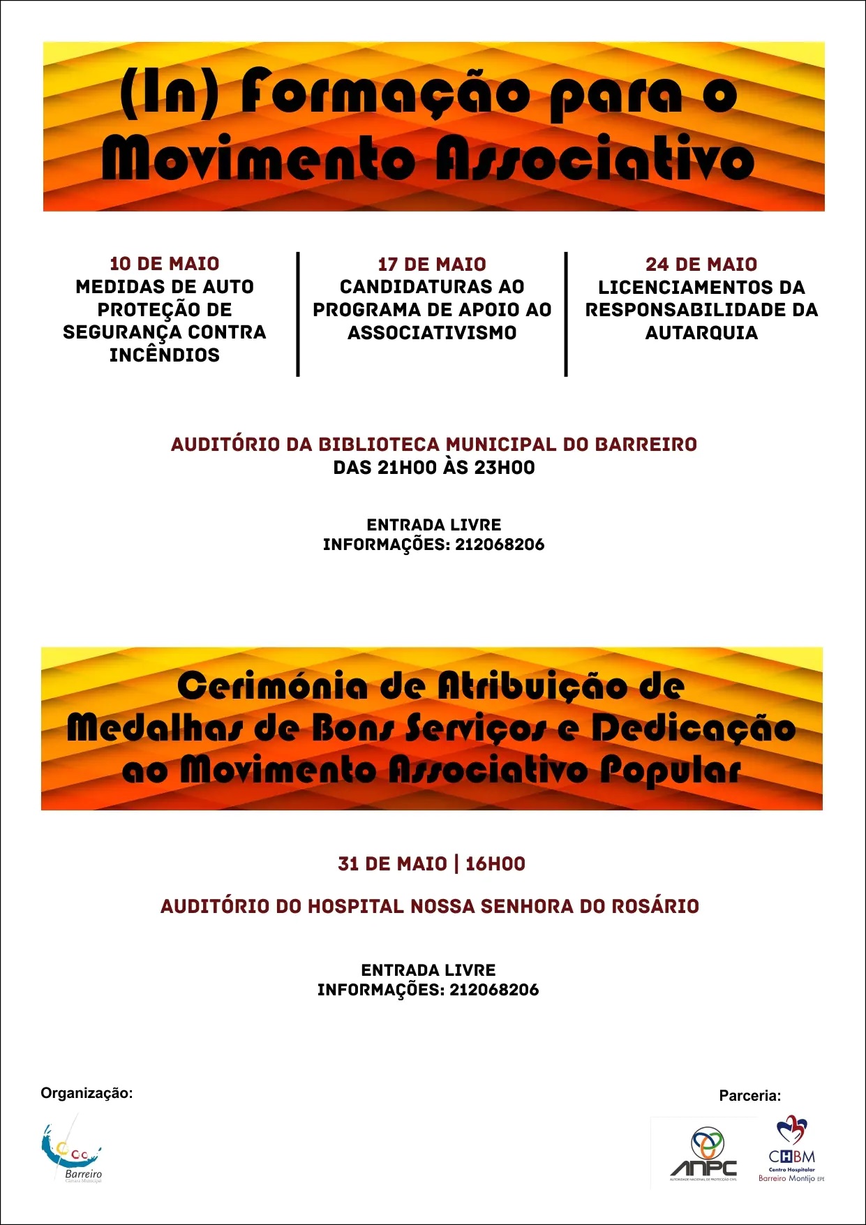 Imagem das ações de (In)Formação para o Movimento Associativo