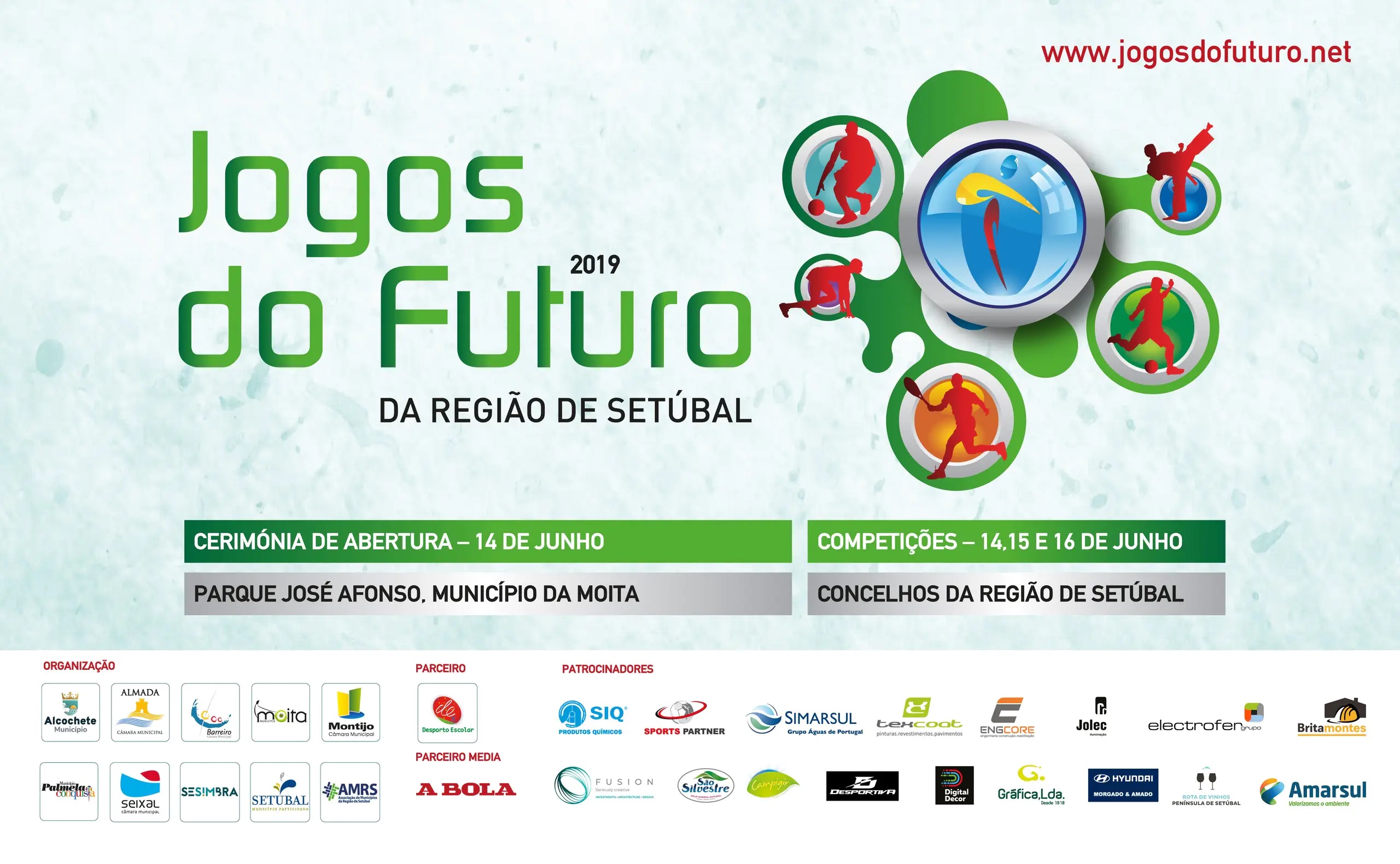 Imagem dos Jogos do Futuro da Região de Setúbal, edição 2019