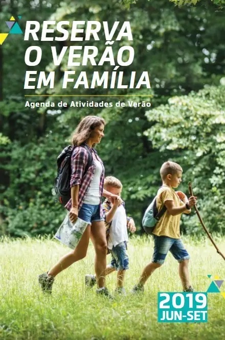 Imagem da capa da Agenda de Atividades 2019 – Reserva o Verão em Família
