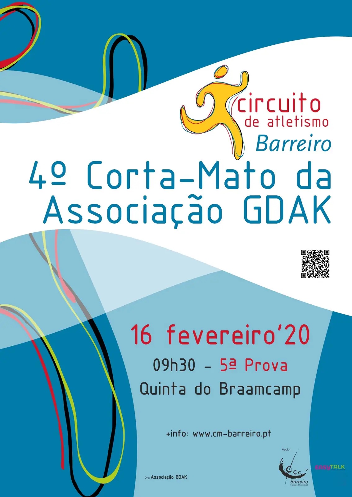 Imagem do Corta-mato da Associação GDAK do Circuito de Atletismo do Barreiro 2019/2020