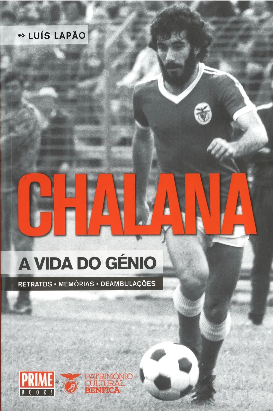 Imagem da Capa do livro sobre Fernando Chalana de Luís Lapão