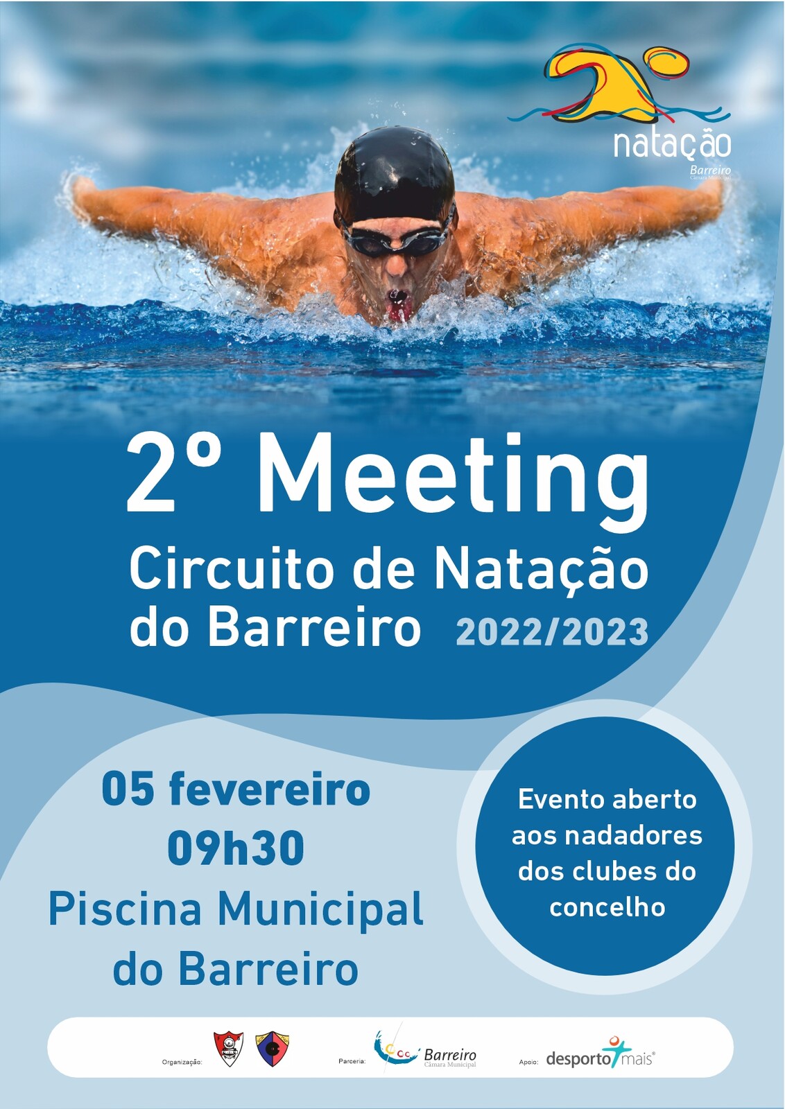 Circuito de Natação do Barreiro | 2º Meeting 2022/2023