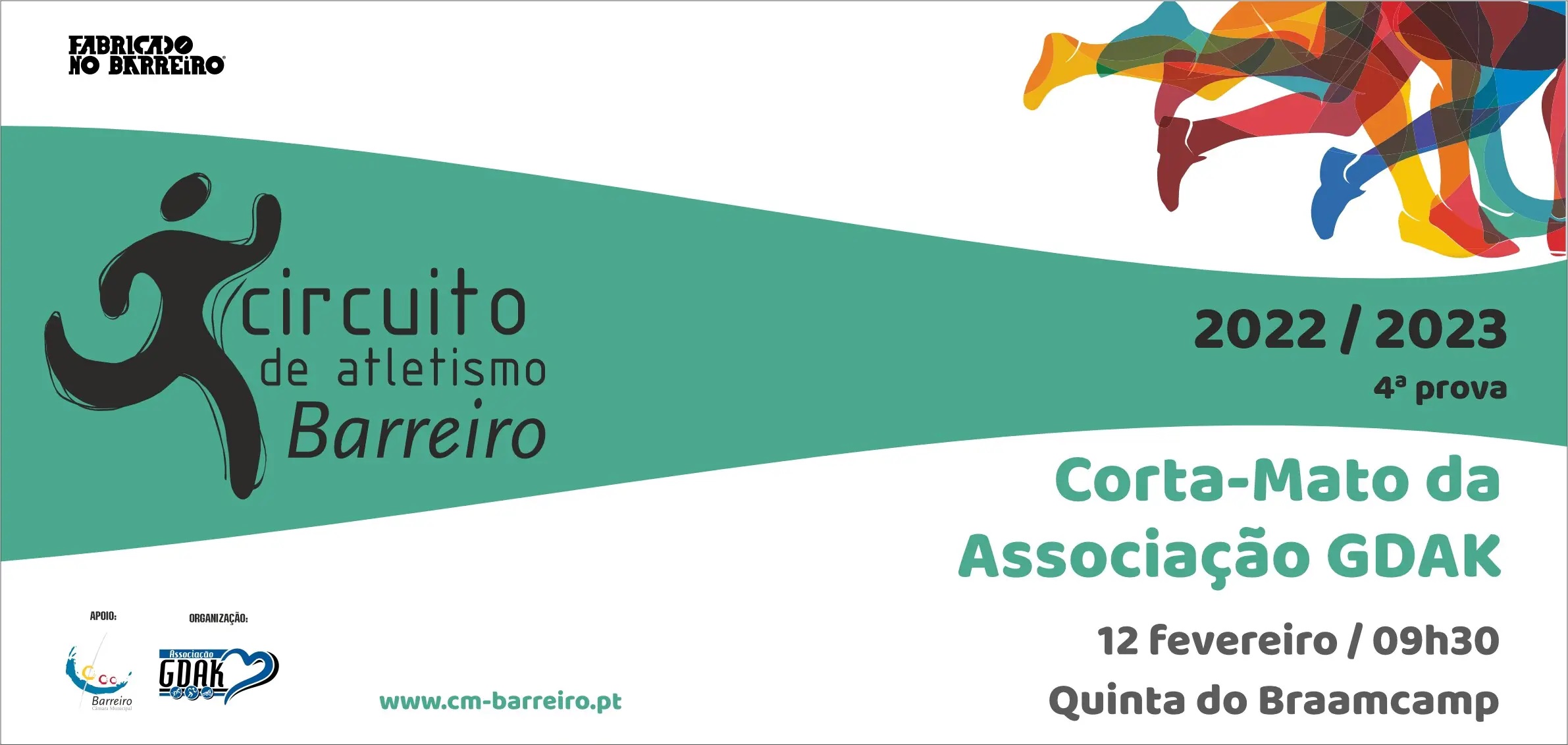 Imagem do Corta-mato da Associação GDAK do Circuito de Atletismo do Barreiro 2022/2023