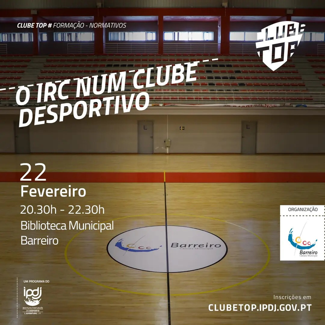 Imagem da Formação para o Movimento Associativo O IRC num Clube Desportivo