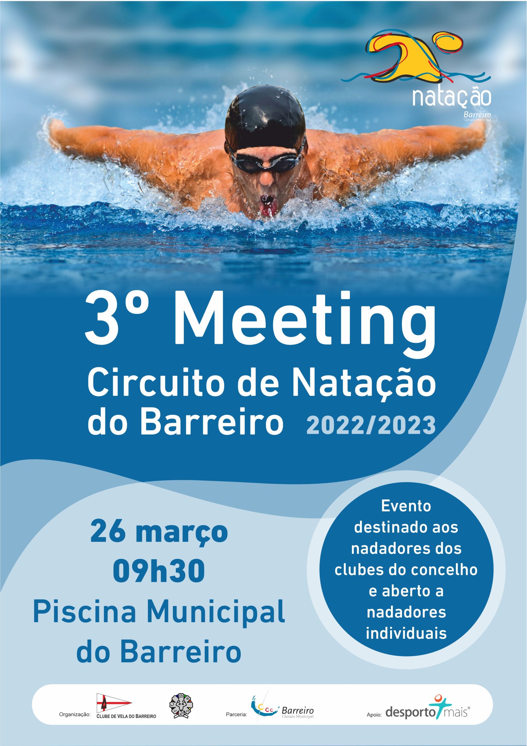 Circuito de Natação do Barreiro | 3º Meeting 2022/2023