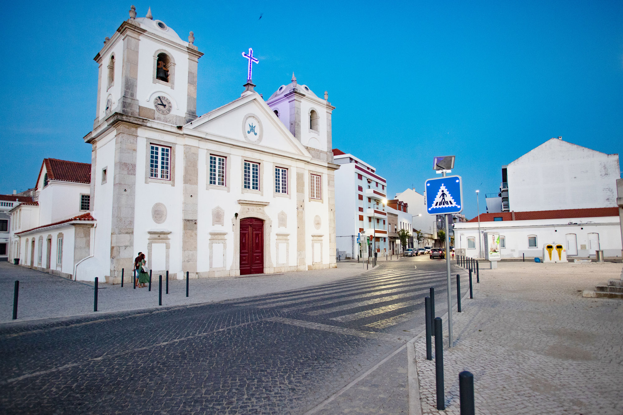 Fachada da Igreja de Nossa Senhora do Rosaário no Barreiro