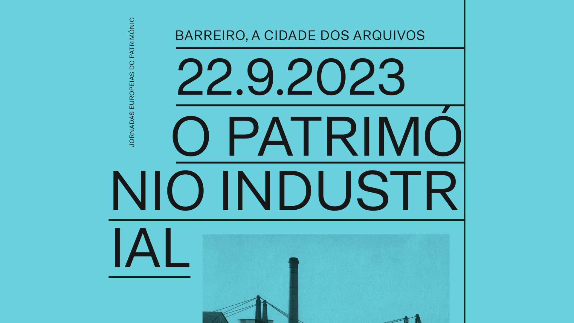 Cartaz das Jornadas Europeias do Património de 2023 com programa exclusivo para dia 22 de setembro