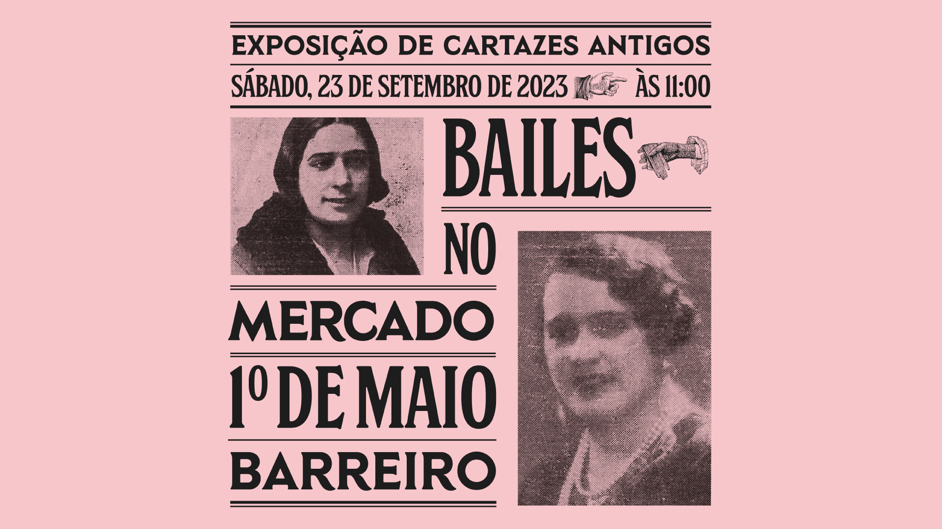 Cartaz da exposição de cartazes antigos 