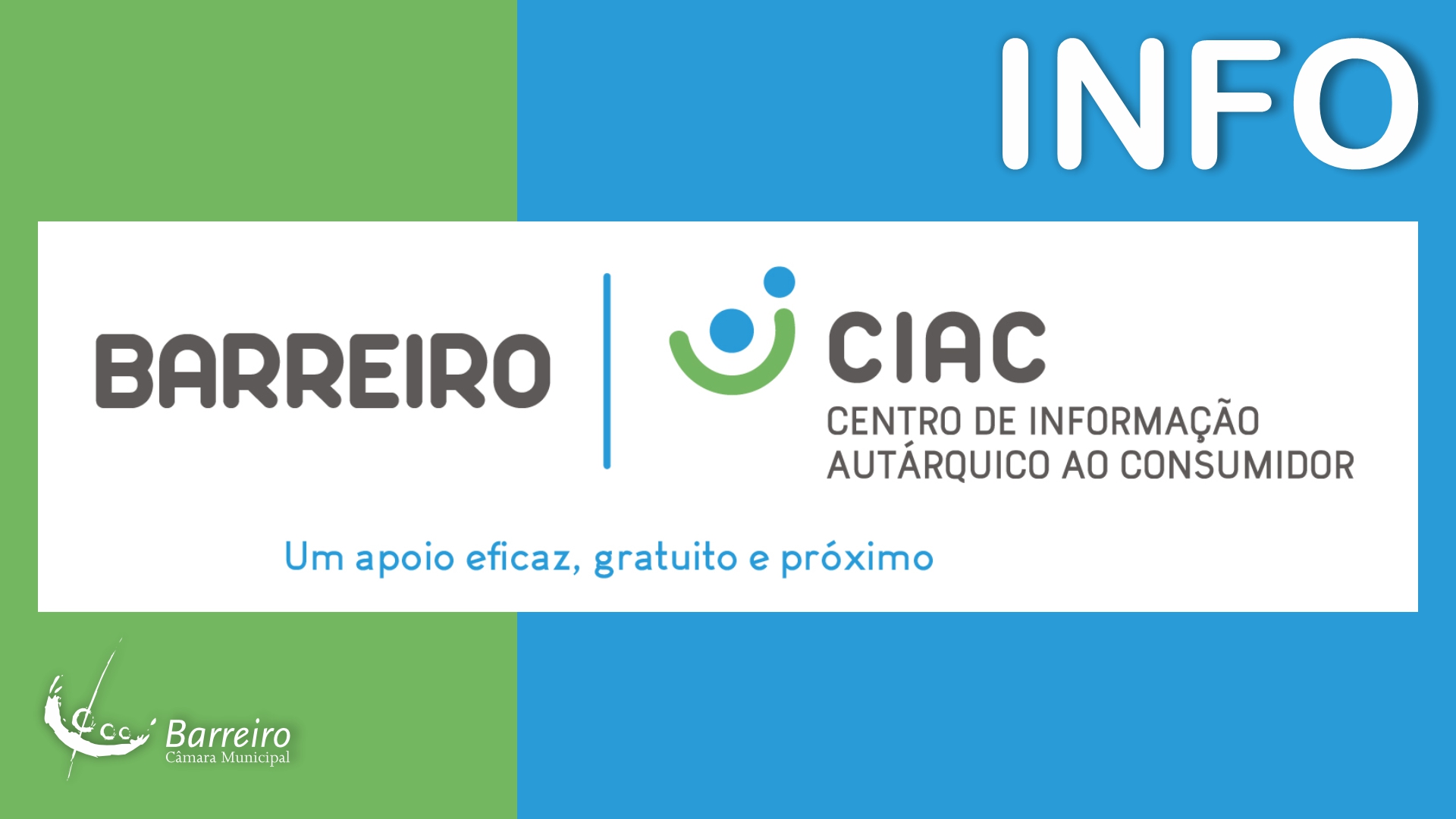 Imagem informativa do Centro de Informação Autárquico ao Consumidor