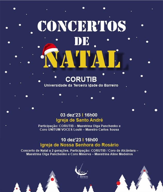 Concertos de Natal | CORUTIB – Universidade da Terceira Idade do Barreiro