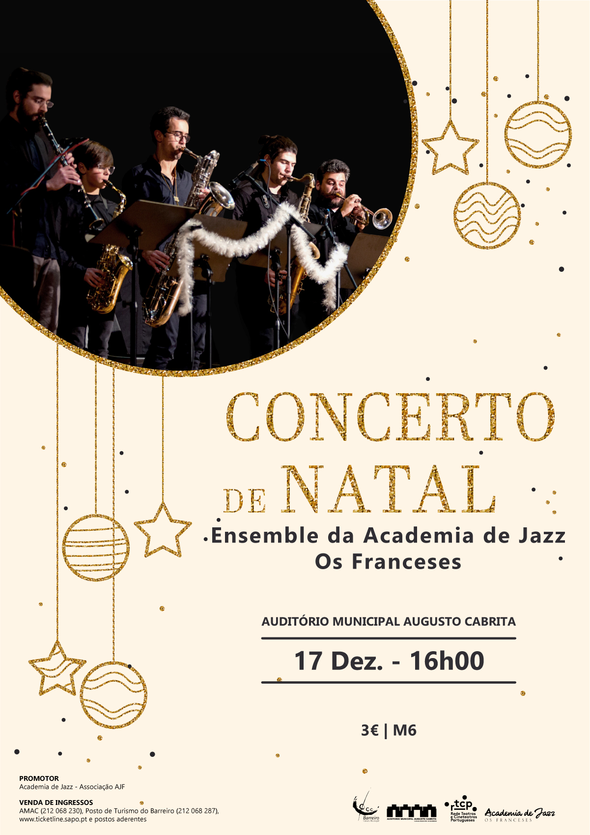 Concerto de Natal | Ensemble da Academia de Jazz Os Franceses