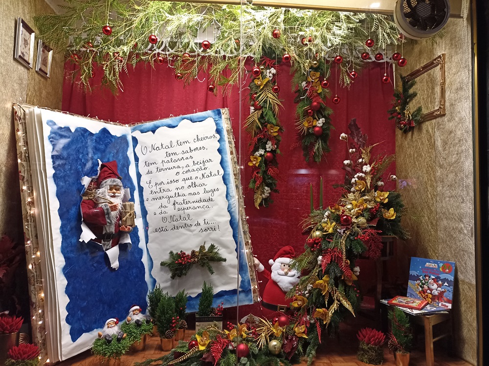 Montra da 22ª edição do XXII Concurso Montras de Natal - Faty Lopes Florista