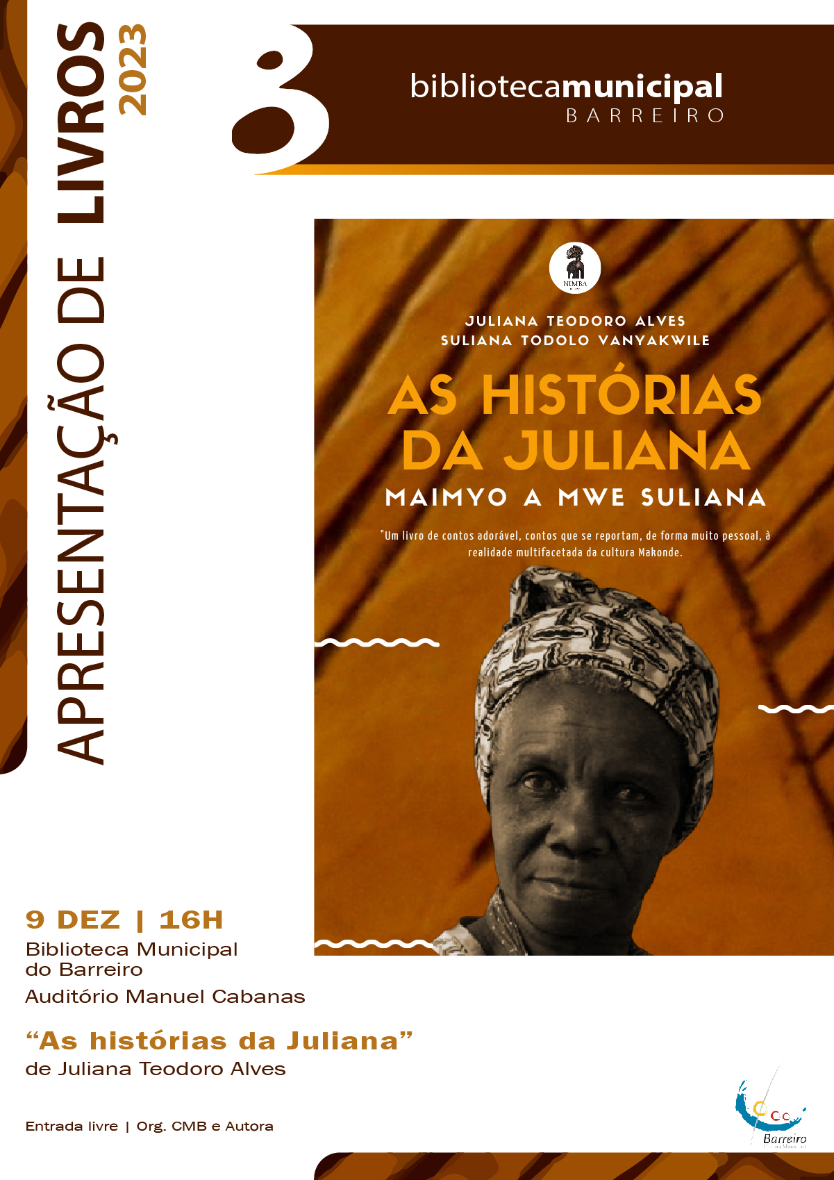 Apresentação do livro “As Histórias da Juliana”, de Juliana Teodoro Alves