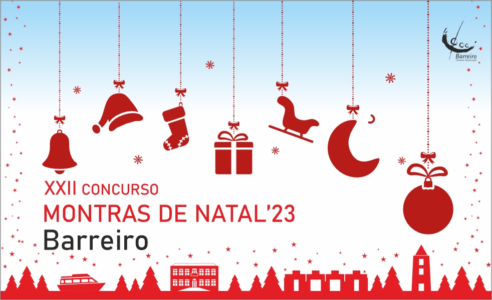 Imagem decorativa do XXII Concurso Montras de Natal de 2023