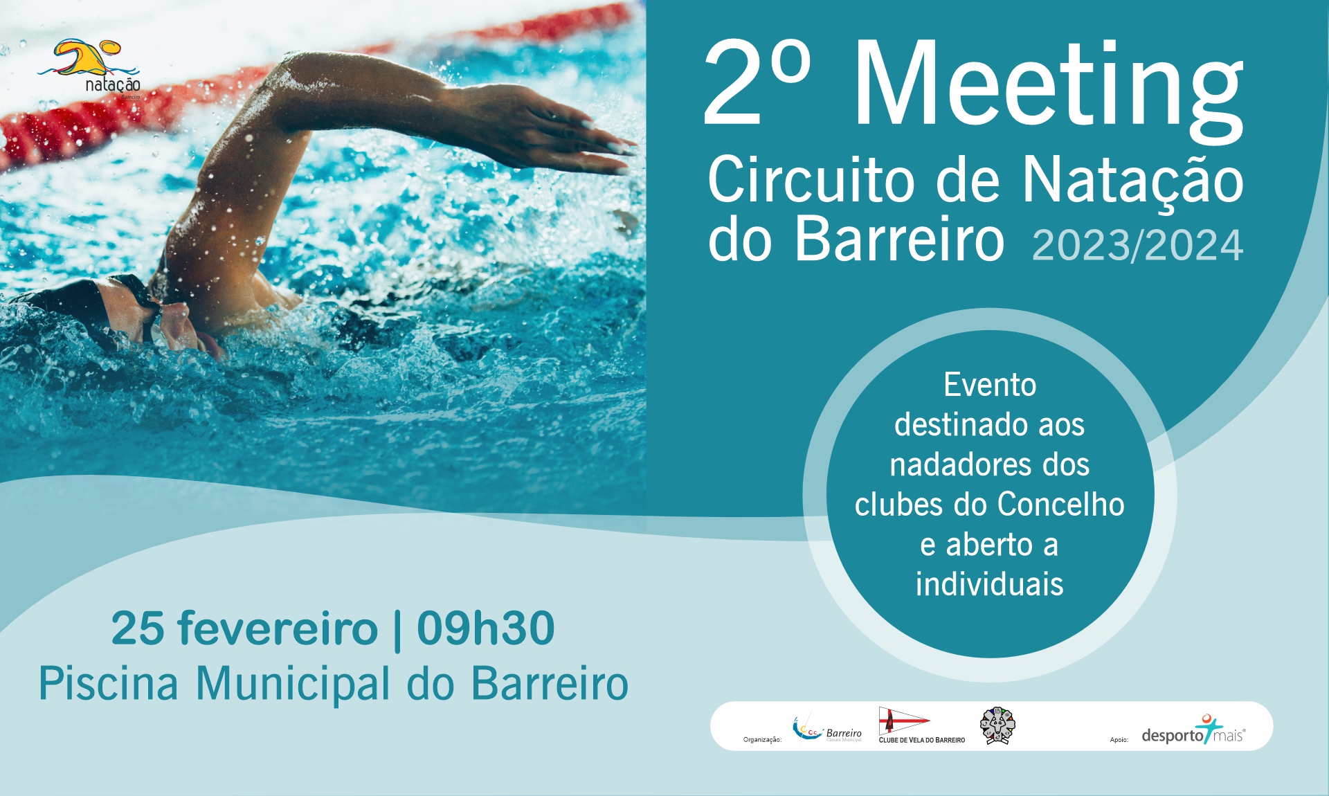 Circuito de Natação do Barreiro 2023/2024 | 2º Meeting