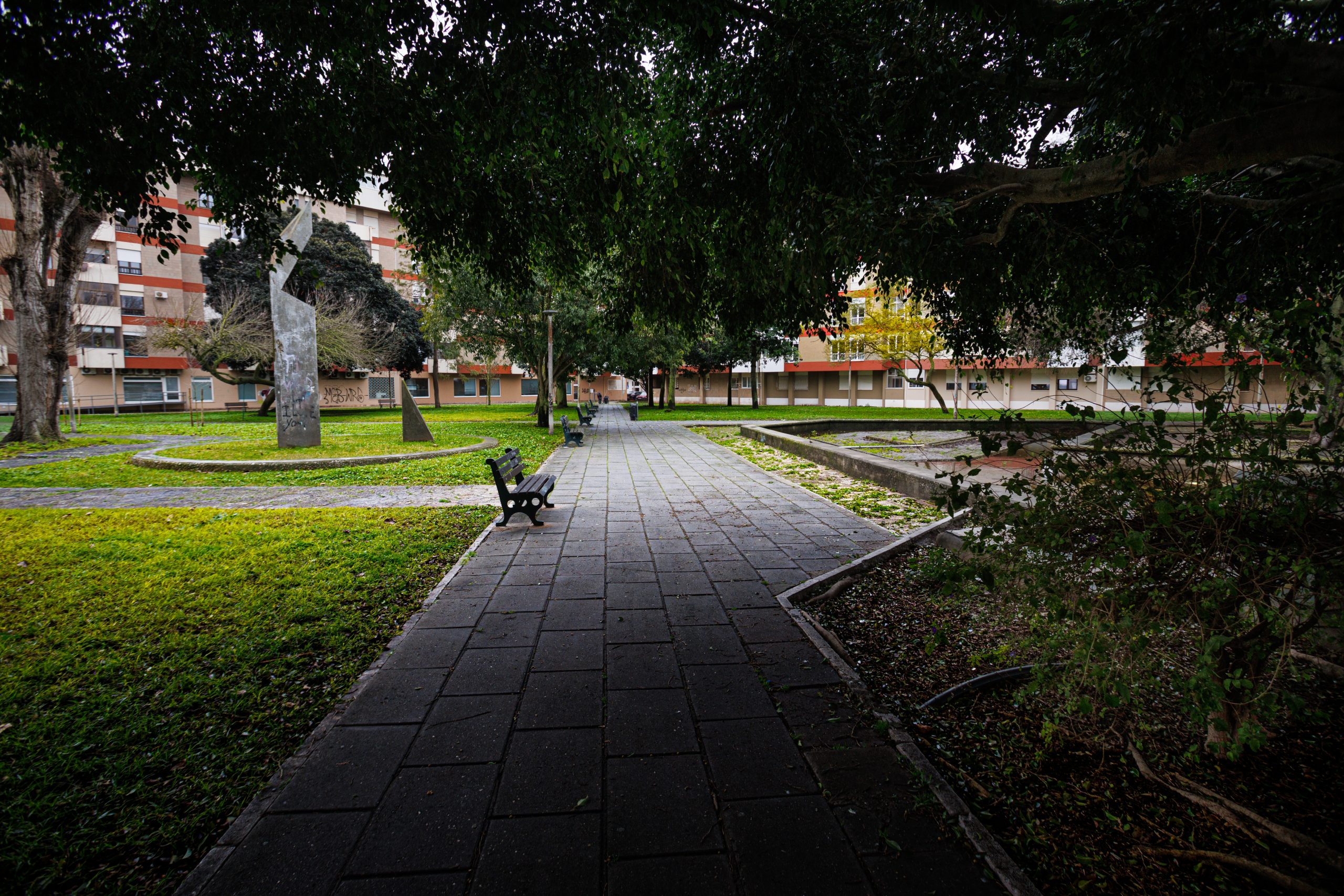 Fotografia do Jardim Zamenhof, no Barreiro