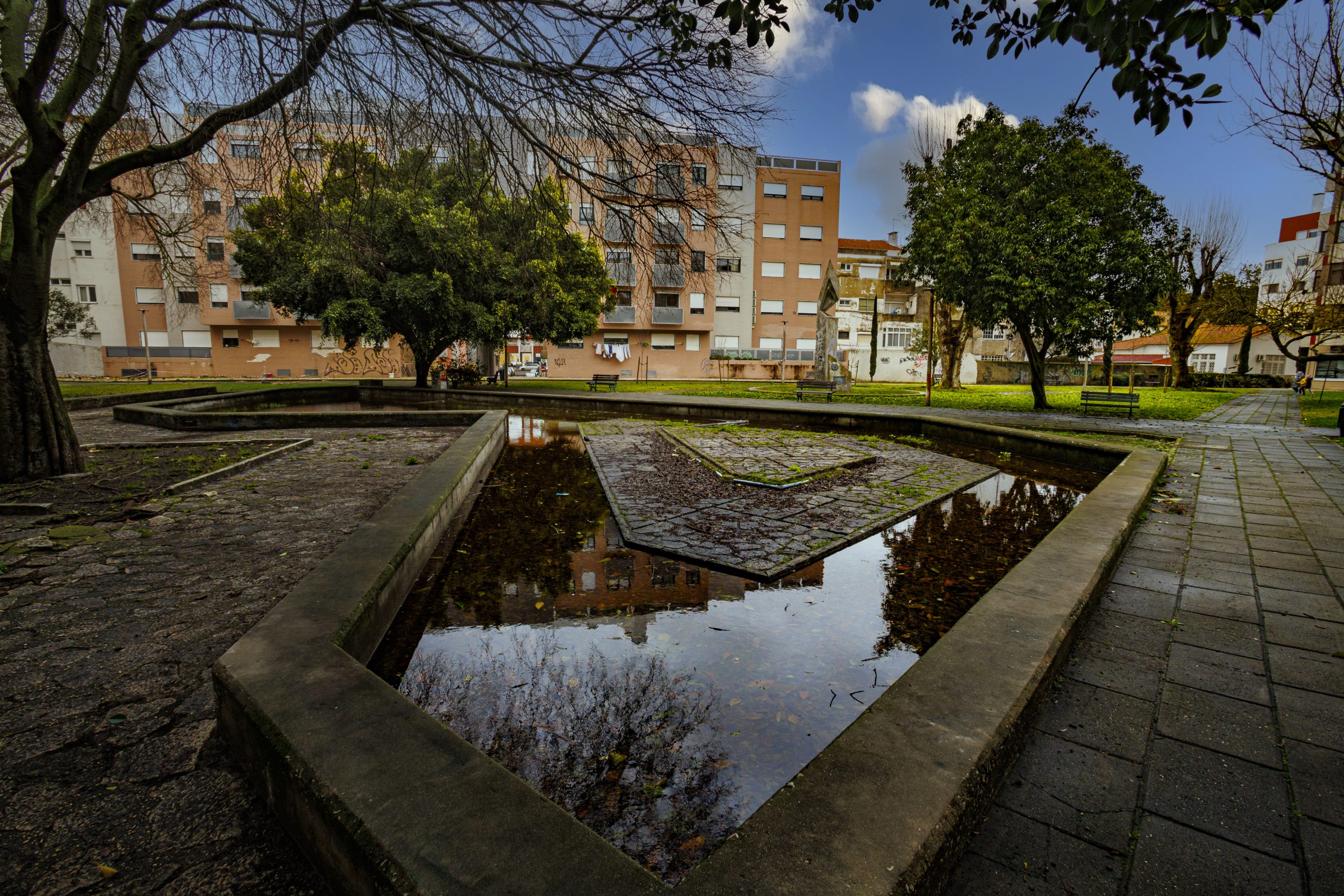 Fotografia do Jardim Zamenhof, no Barreiro