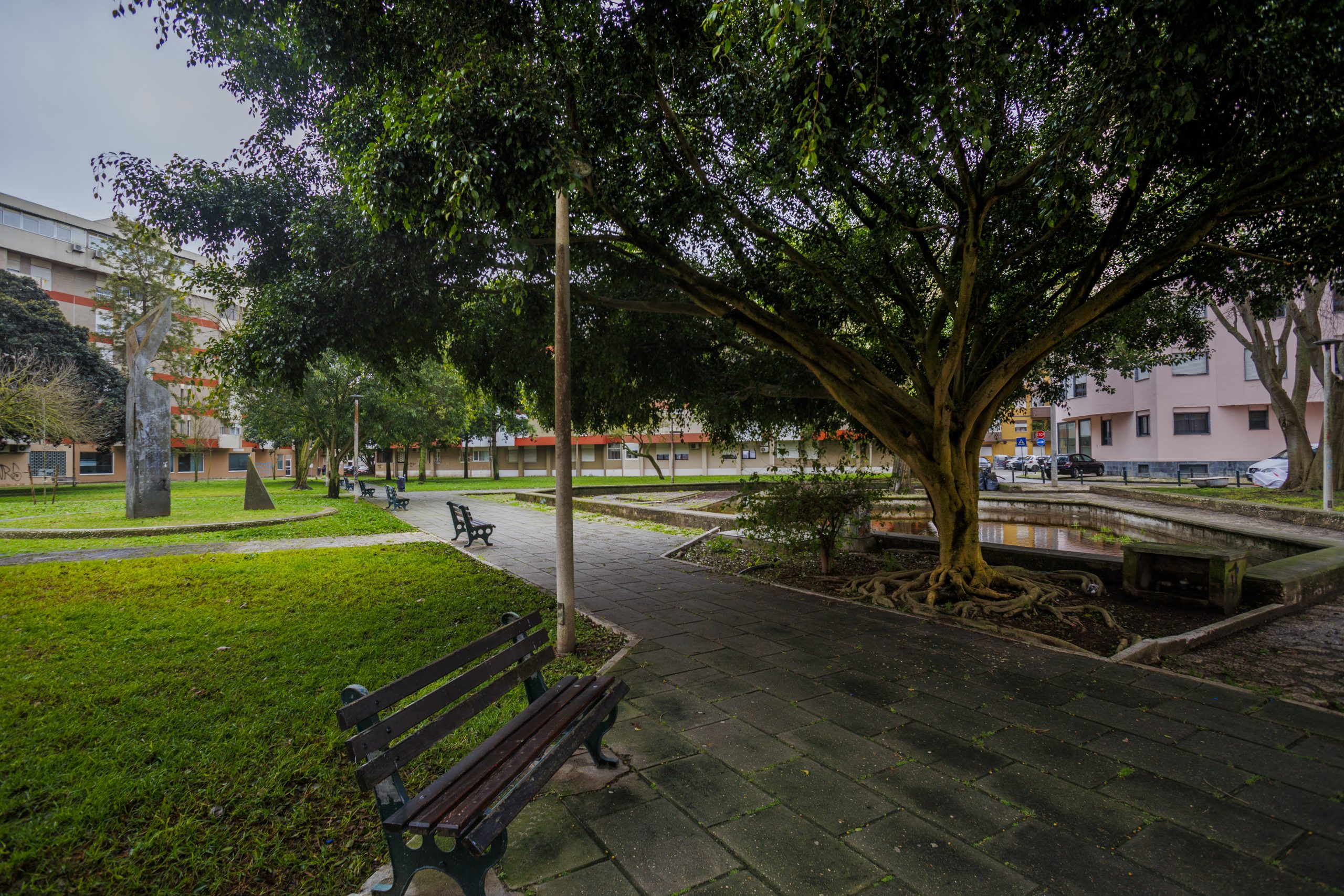 Fotografia do Jardim Zamenhof, no Barreiro