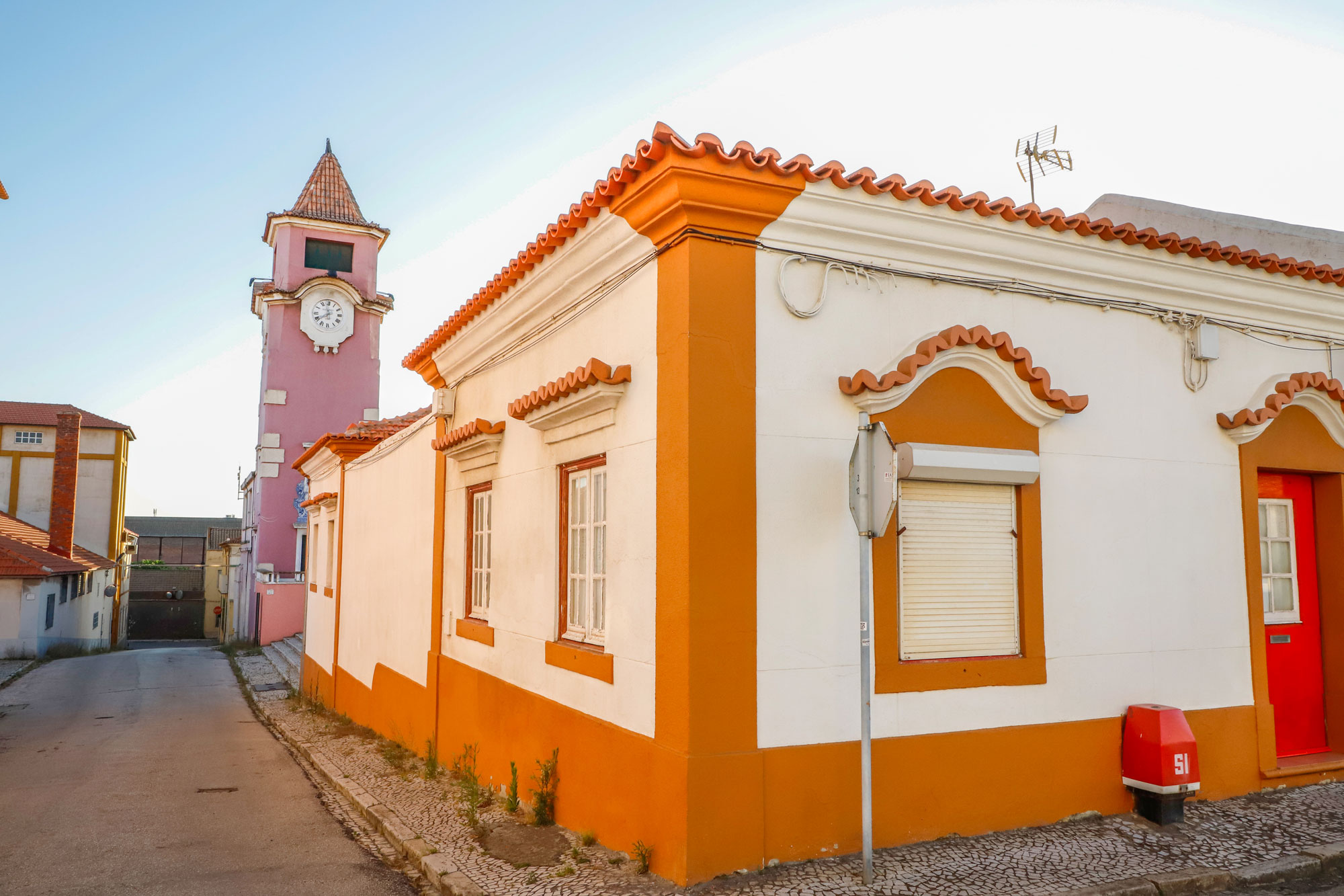 Fotografia do Bairro Operário da CUF, no Barreiro
