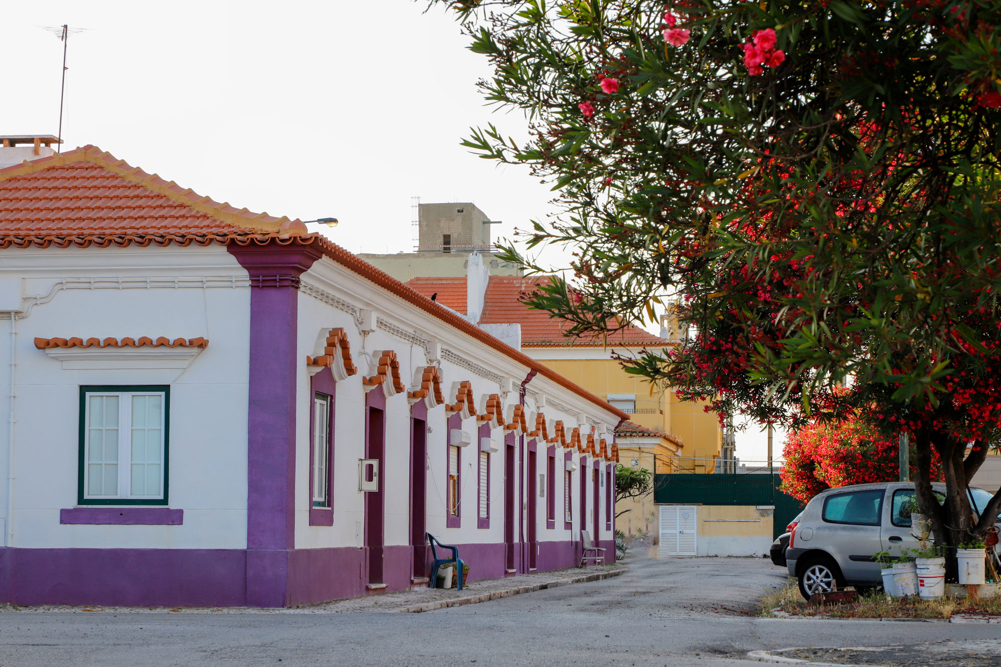 Fotografia do Bairro Operário da CUF, no Barreiro