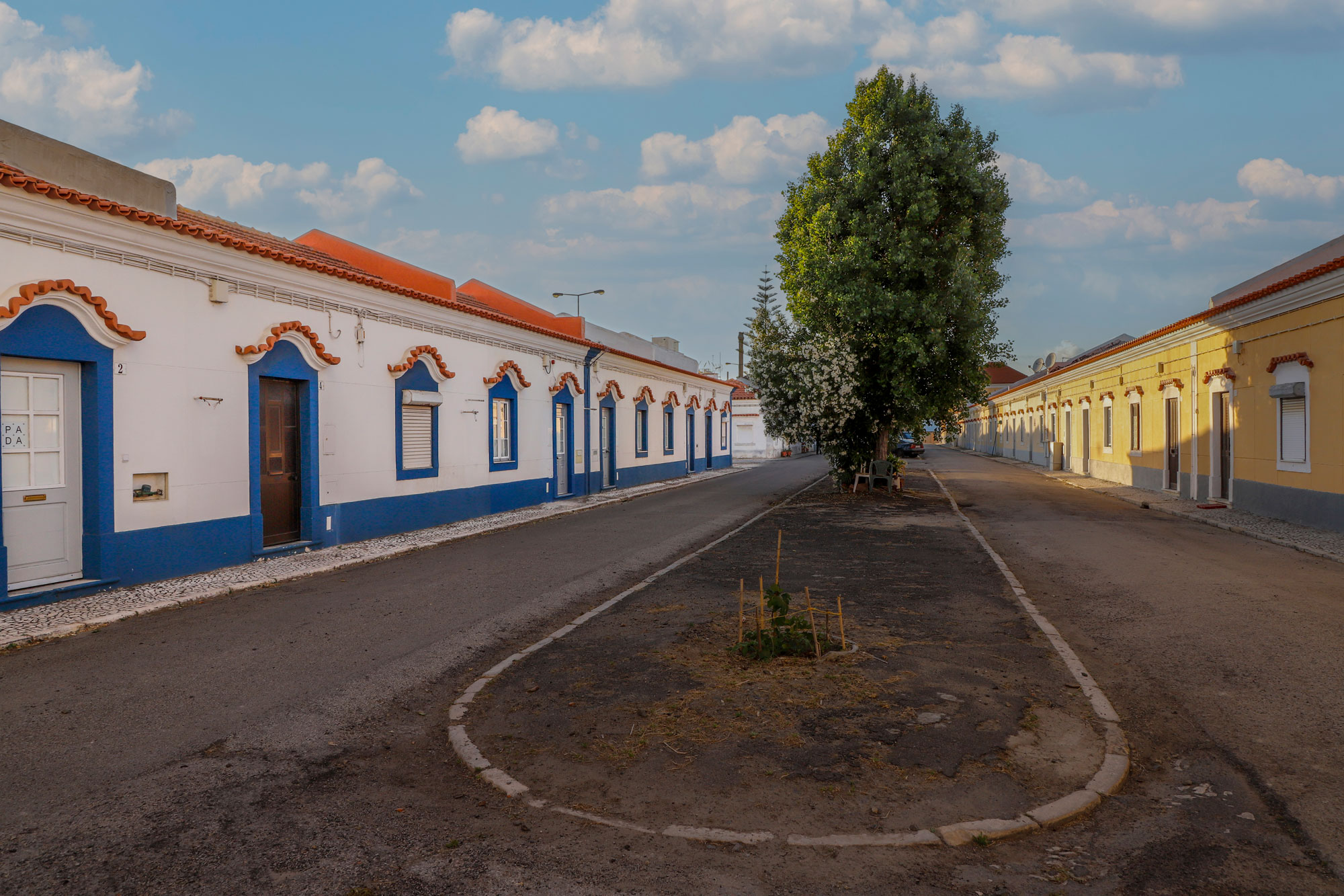 Fotografia do Bairro Operário da CUF, no Barreiro