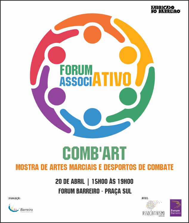 Comb’Art | Forum AssociAtivo | 20 abril | Forum Barreiro – Praça Sul