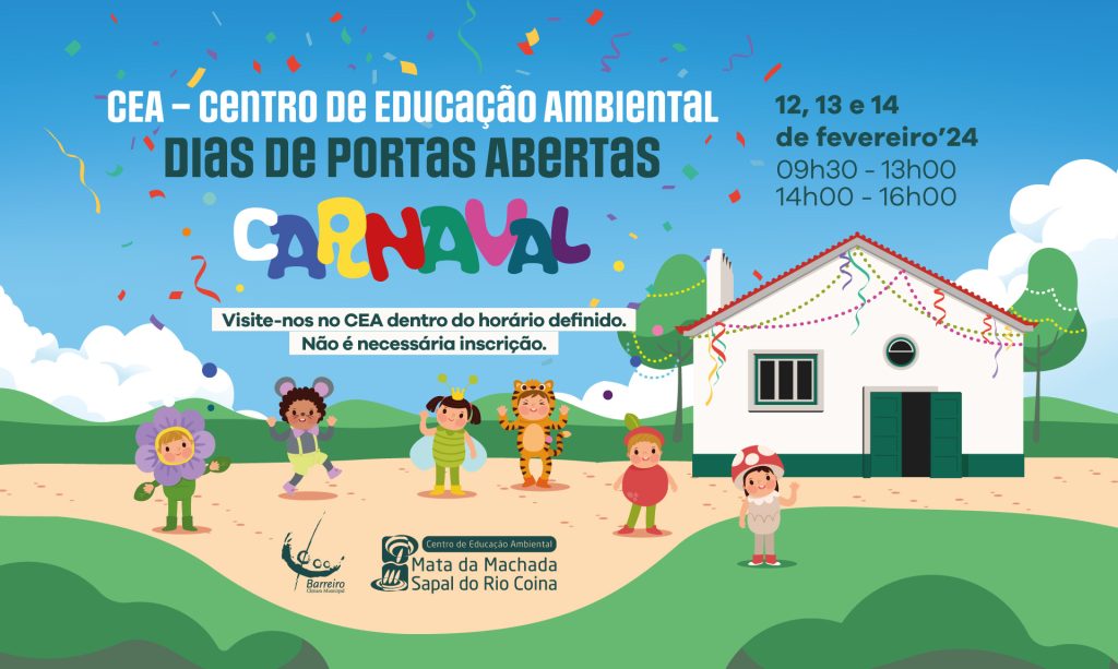 Dias de Portas Abertas no Centro de Educação Ambiental (CEA) | Brincadeiras sustentáveis no Carnaval