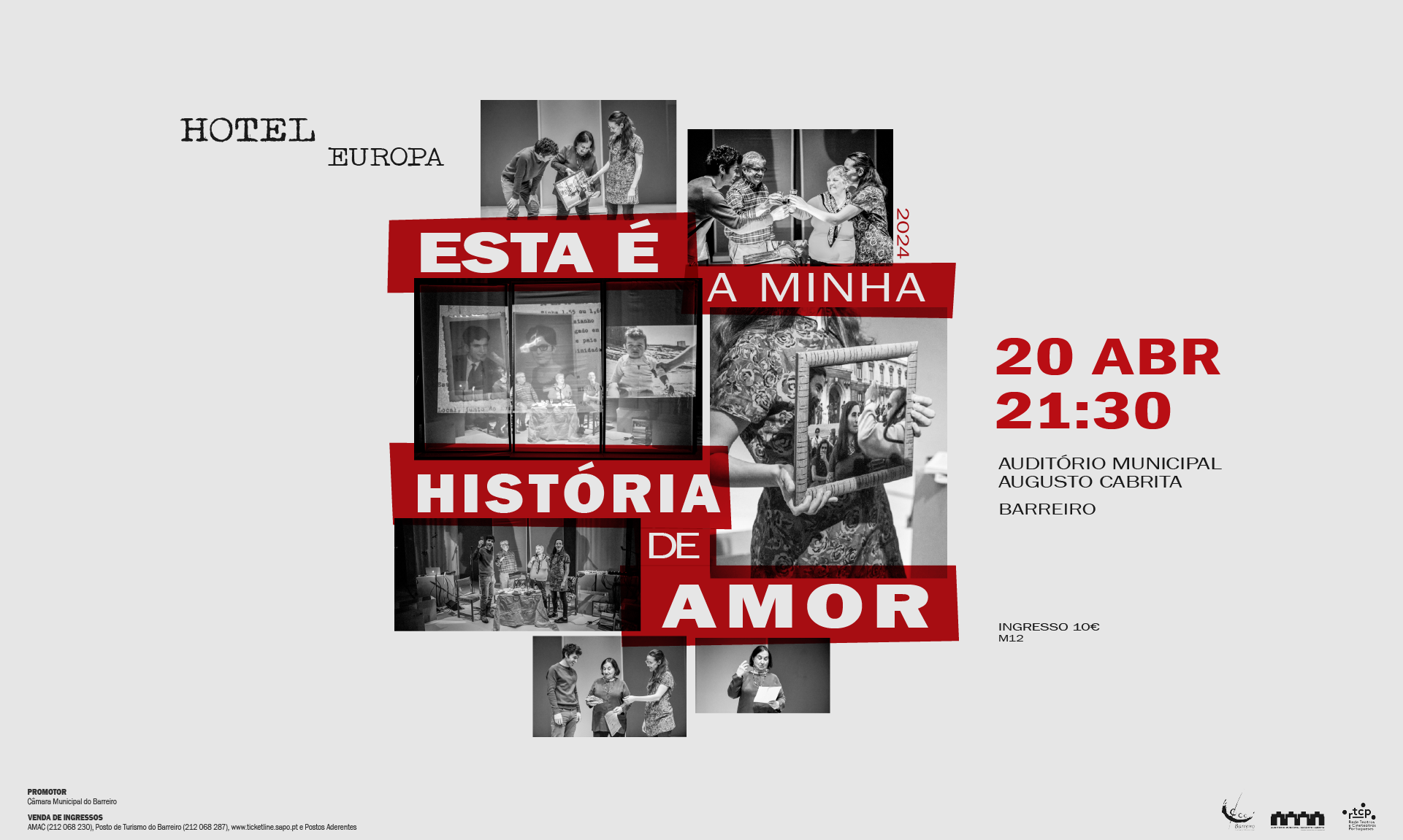 Espetáculo Esta é a minha História de Amor – Companhia Hotel Europa