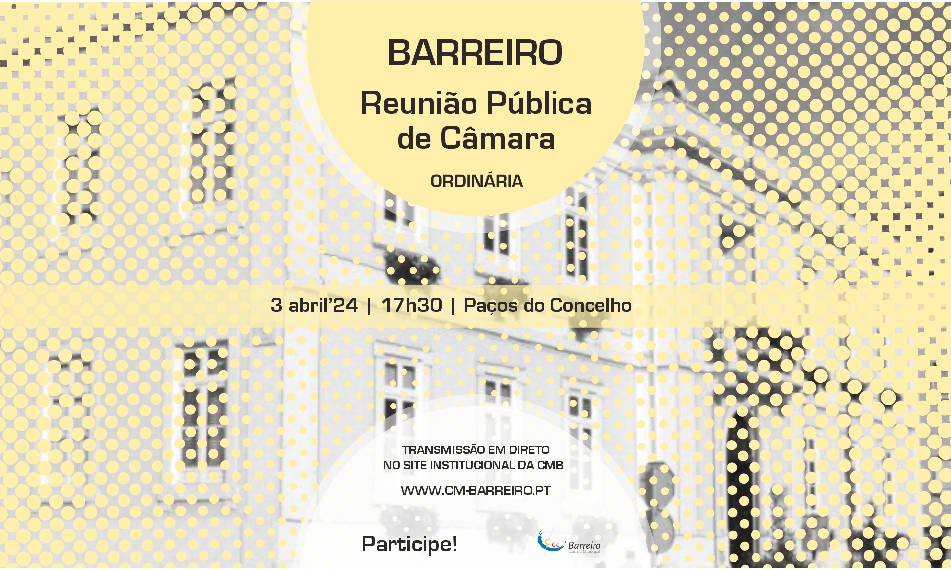 Reunião Pública de Câmara 3 de abril de 2024