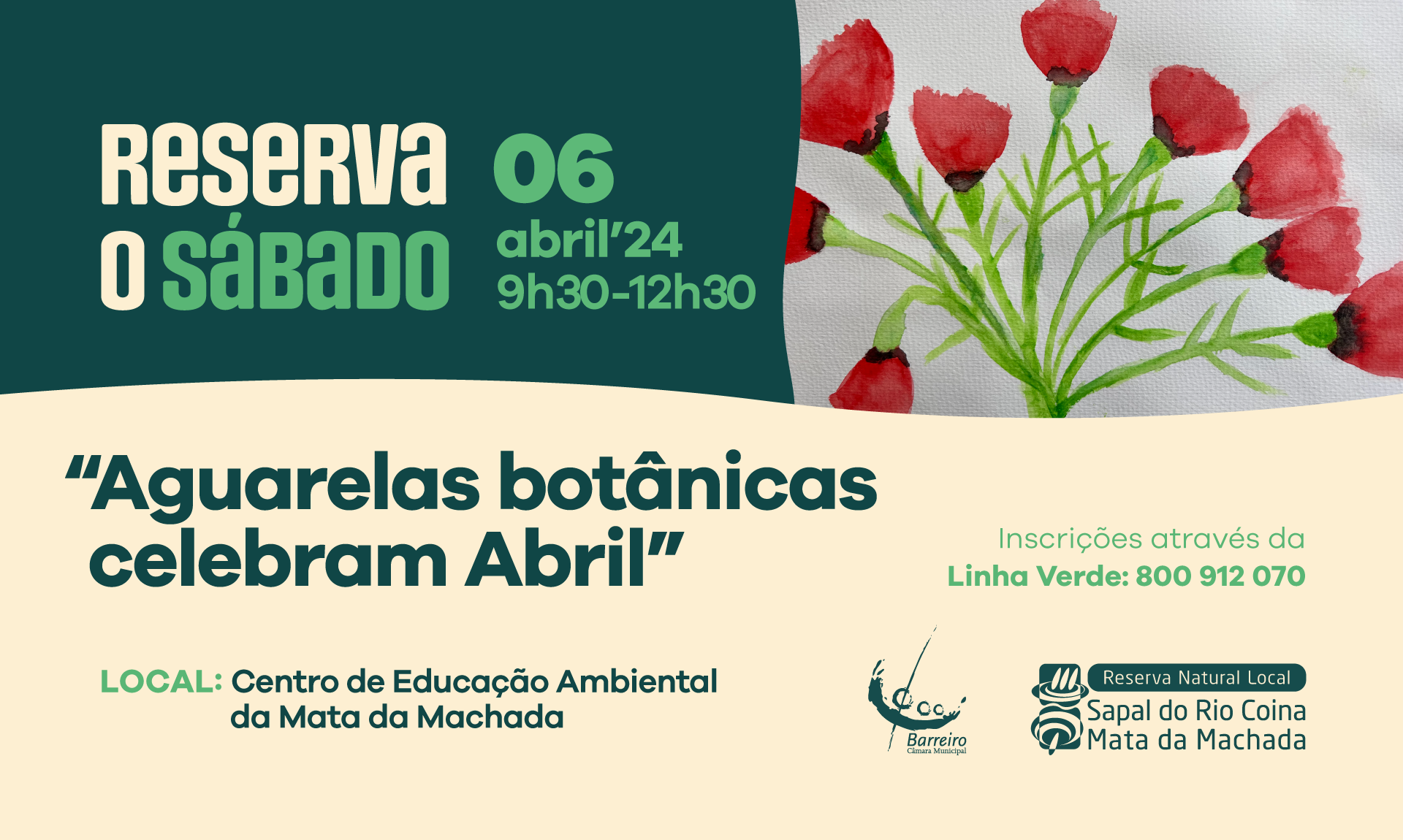 Aguarelas botanicas celebram Abril-Reserva o Sábado_Site Galeria