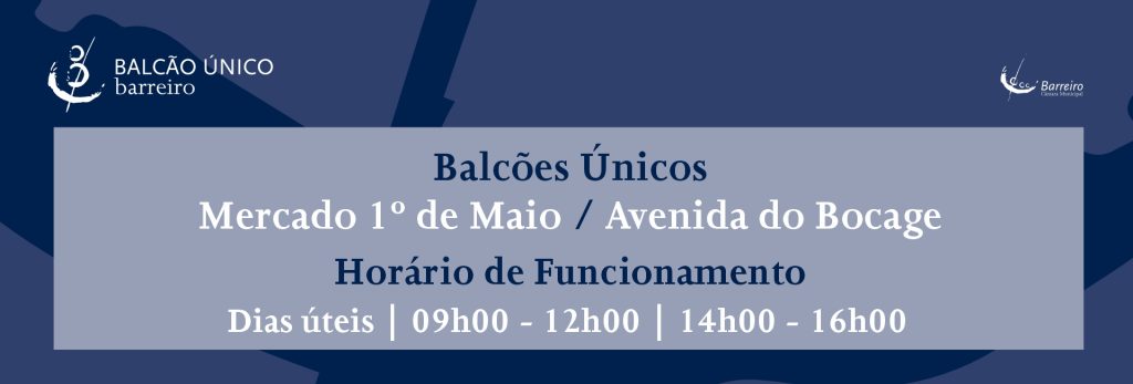 Aviso dos Balcões Únicos com horário ajustado