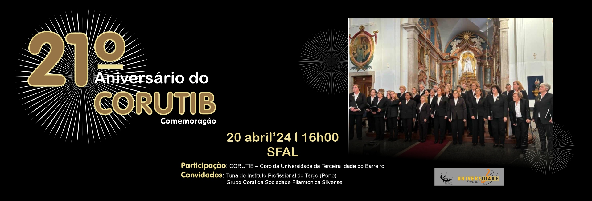 Concerto | 21º aniversário CORUTIB | 20 abril 2024 | SFAL