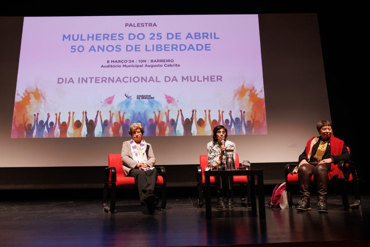 Barreiro apresentou “Mulheres do 25 de Abril: 50 anos de Liberdade” no “Dia da Mulher” | 8 março 202