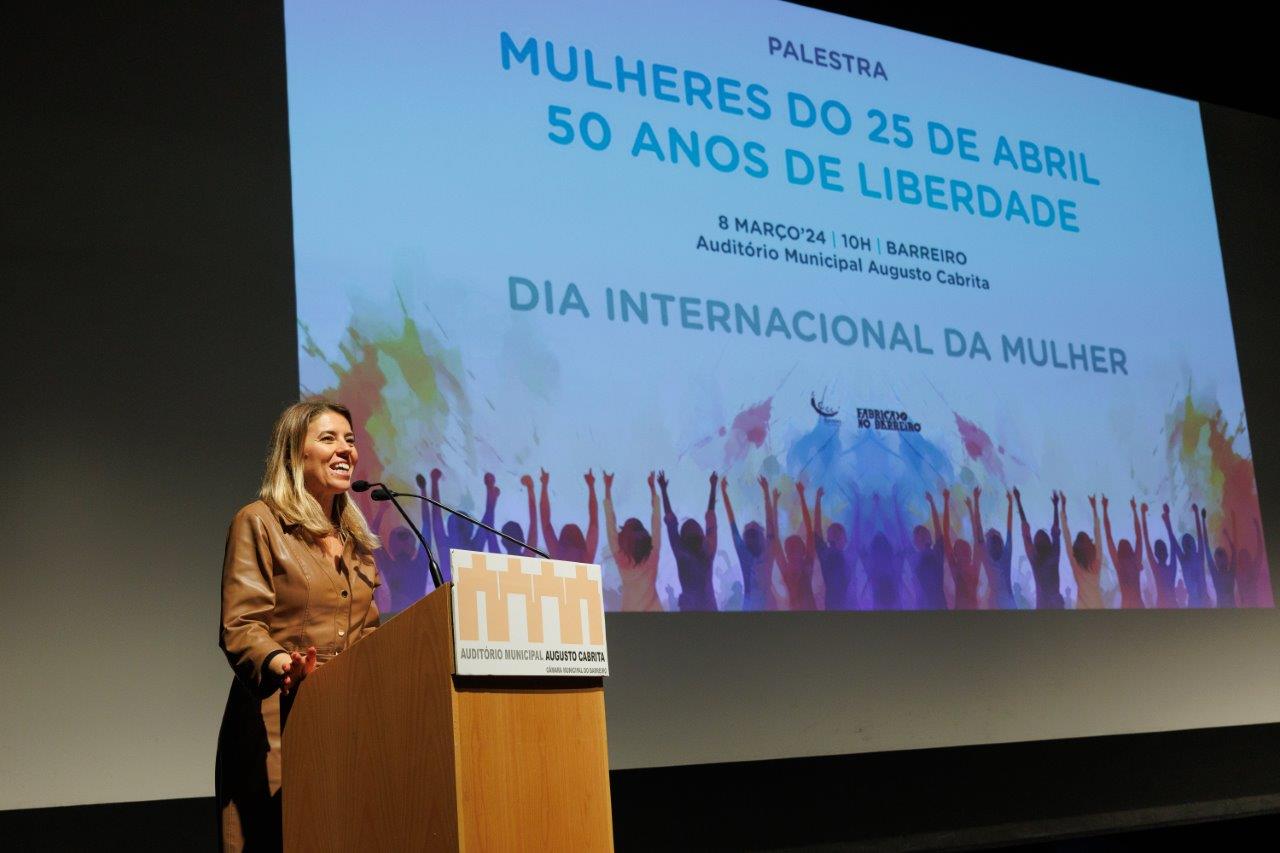 Barreiro apresentou “Mulheres do 25 de Abril: 50 anos de Liberdade” no “Dia da Mulher” | 8 março 202