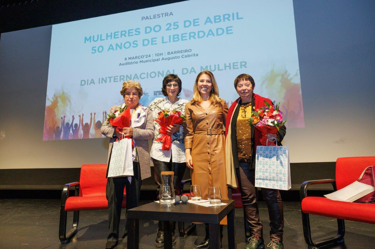 Barreiro apresentou “Mulheres do 25 de Abril: 50 anos de Liberdade” no “Dia da Mulher” | 8 março 202