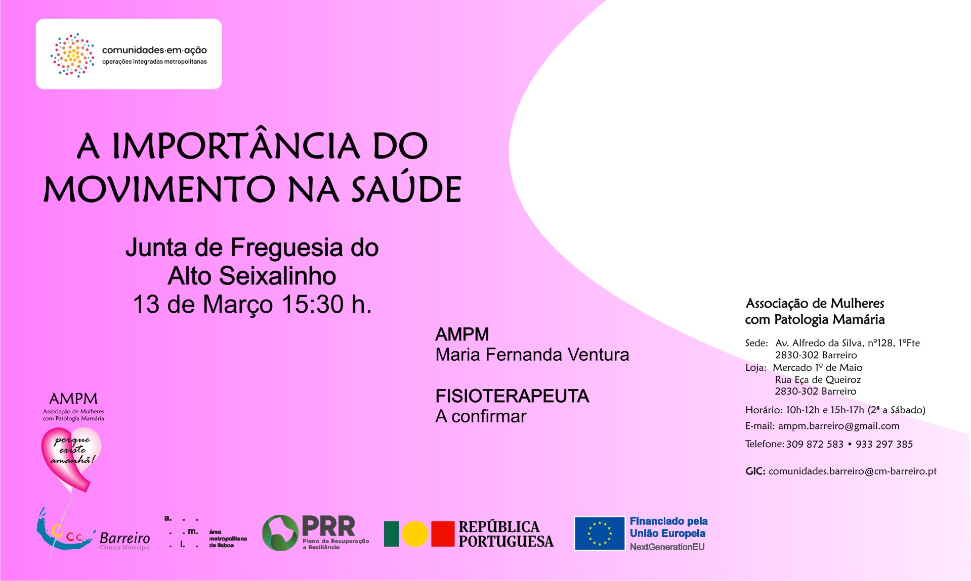 A Importância do Movimento na Saúde | Pela Associação de Mulheres com Patologia Mamária