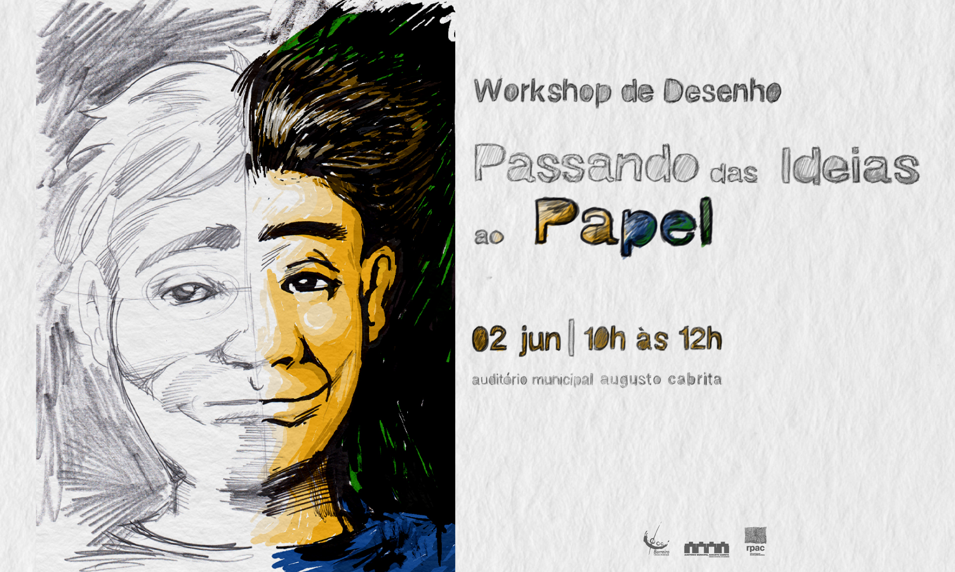 Workshop de desenho com Filipe Duarte 