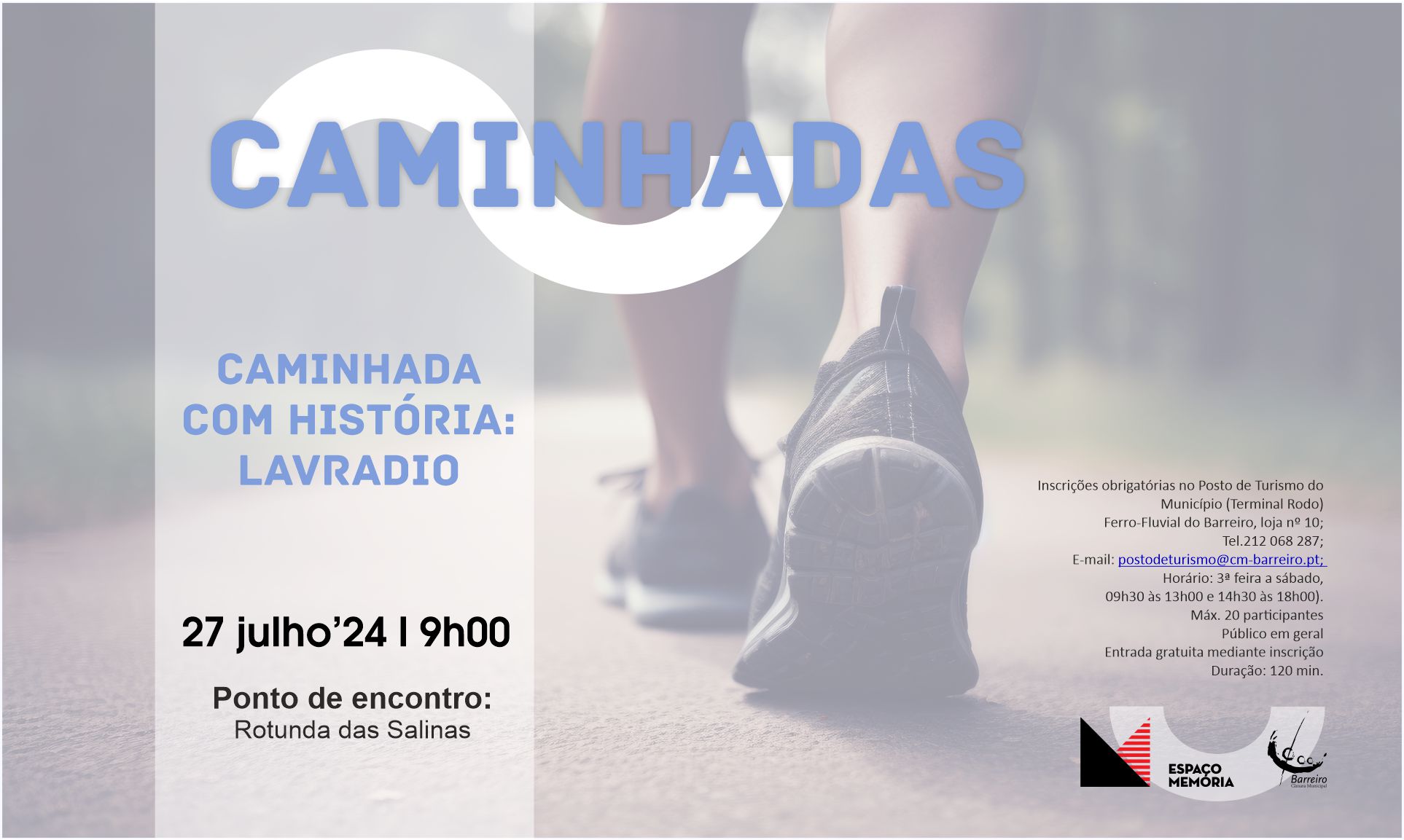 caminhada lavradio