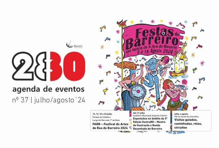 Agenda de Eventos de julho/agosto de 2024 já disponível