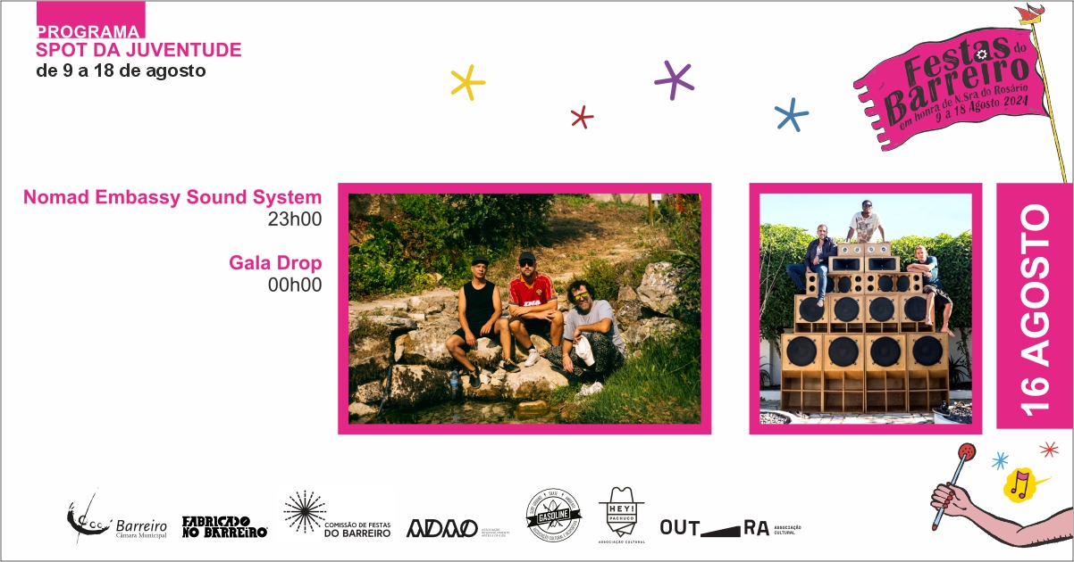 Concertos com Nomad Embassy Sound System | Gala Drop