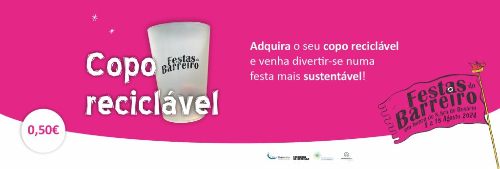 Copo reciclável Festas Barreiro