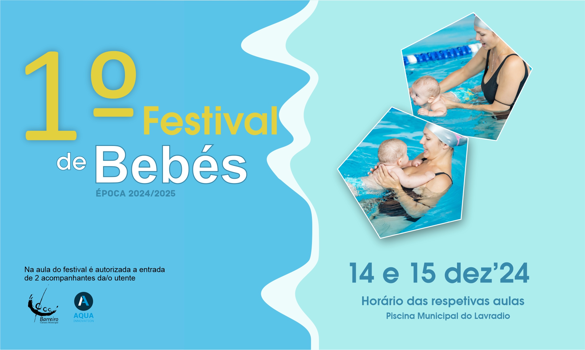 1º Festival de Bebés Circuito de Natação do Barreiro 2024/2025