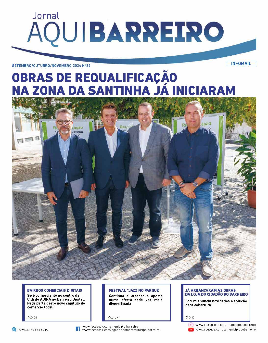 Jornal Municipal “Aqui Barreiro” | Edição setembro/outubro/novembro 2024 já disponível