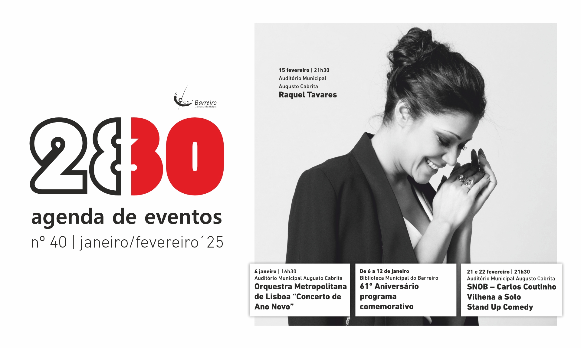 Agenda de Eventos 2830 janeiro/fevereiro de 2025