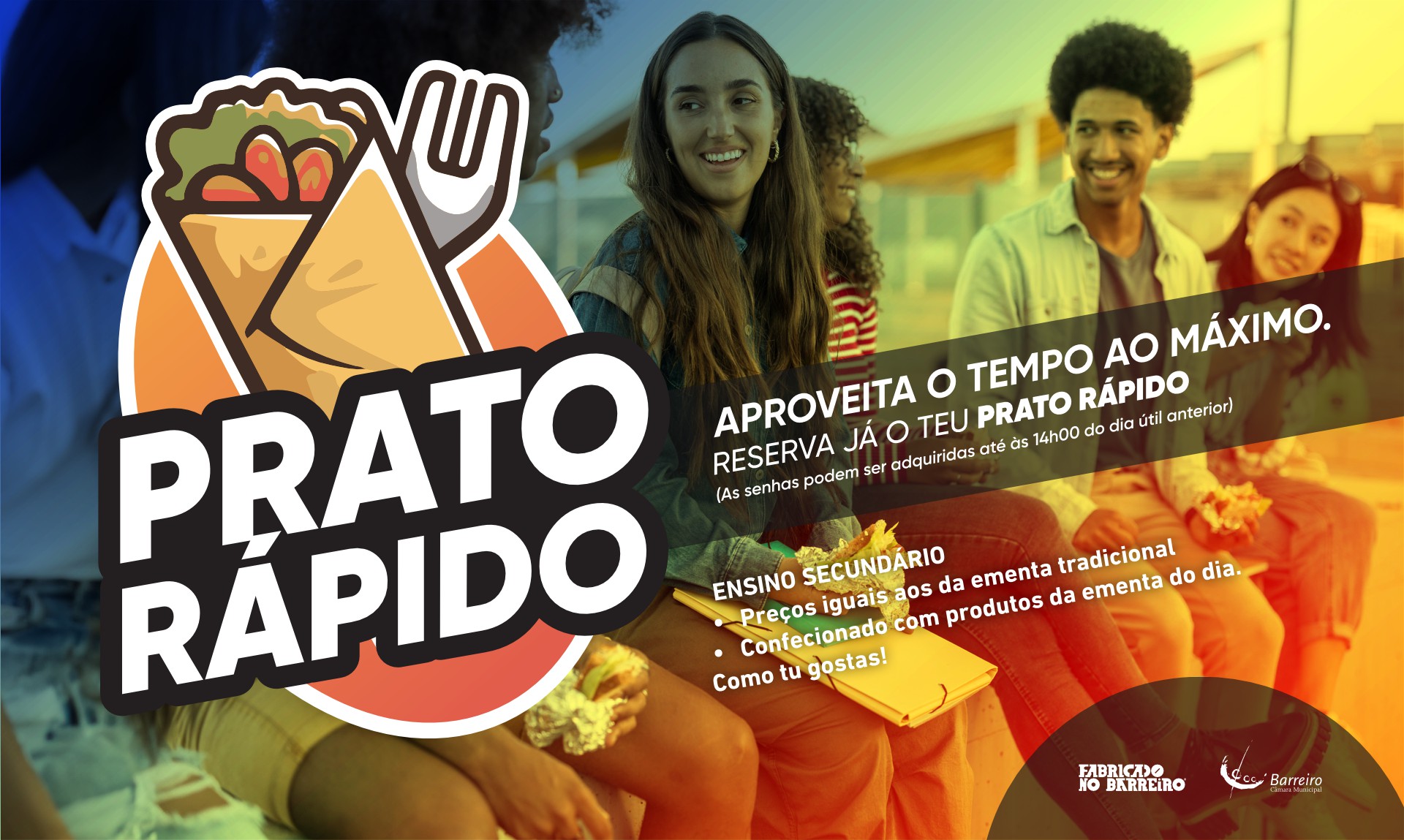 “Prato rápido” disponível nas escolas secundárias | Desde o início do ano letivo 2024/2025
