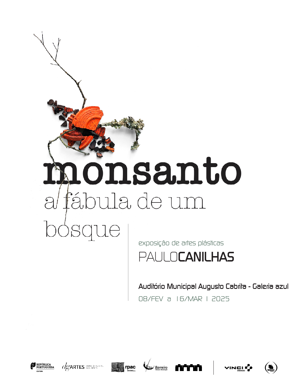 Cartaz da exposição de artes plásticas 